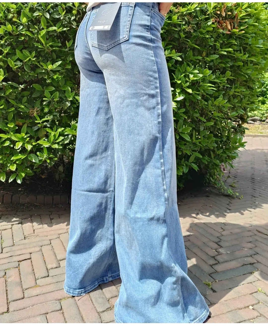 Jeans wijde pijp