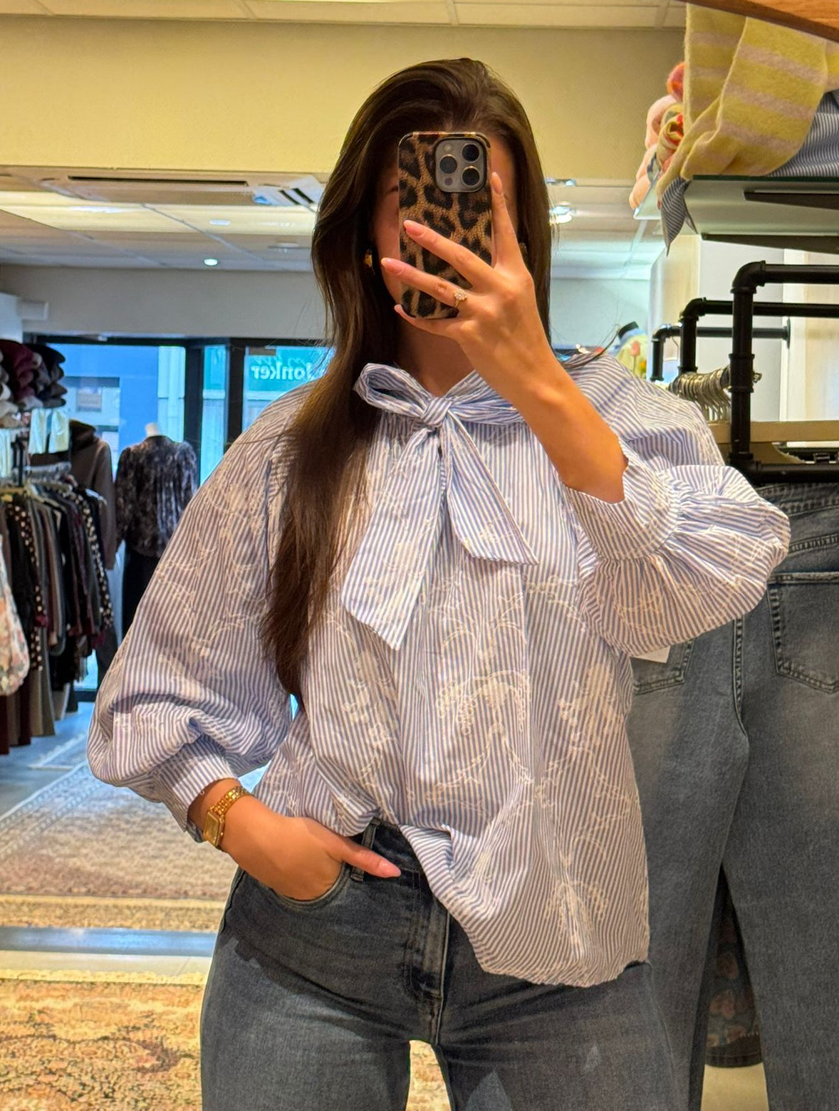 Blouse met Strik