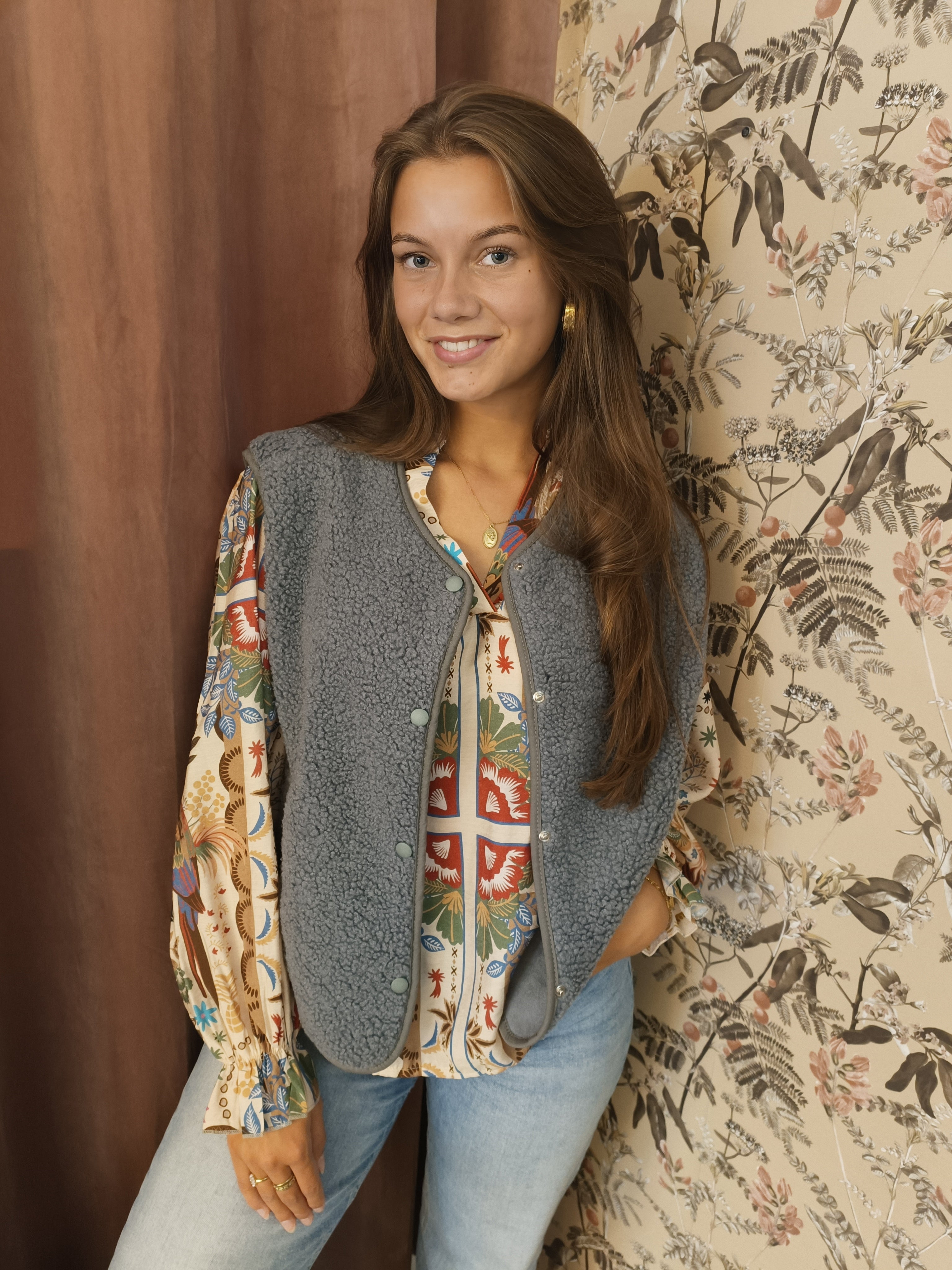 Gilet met drukkers