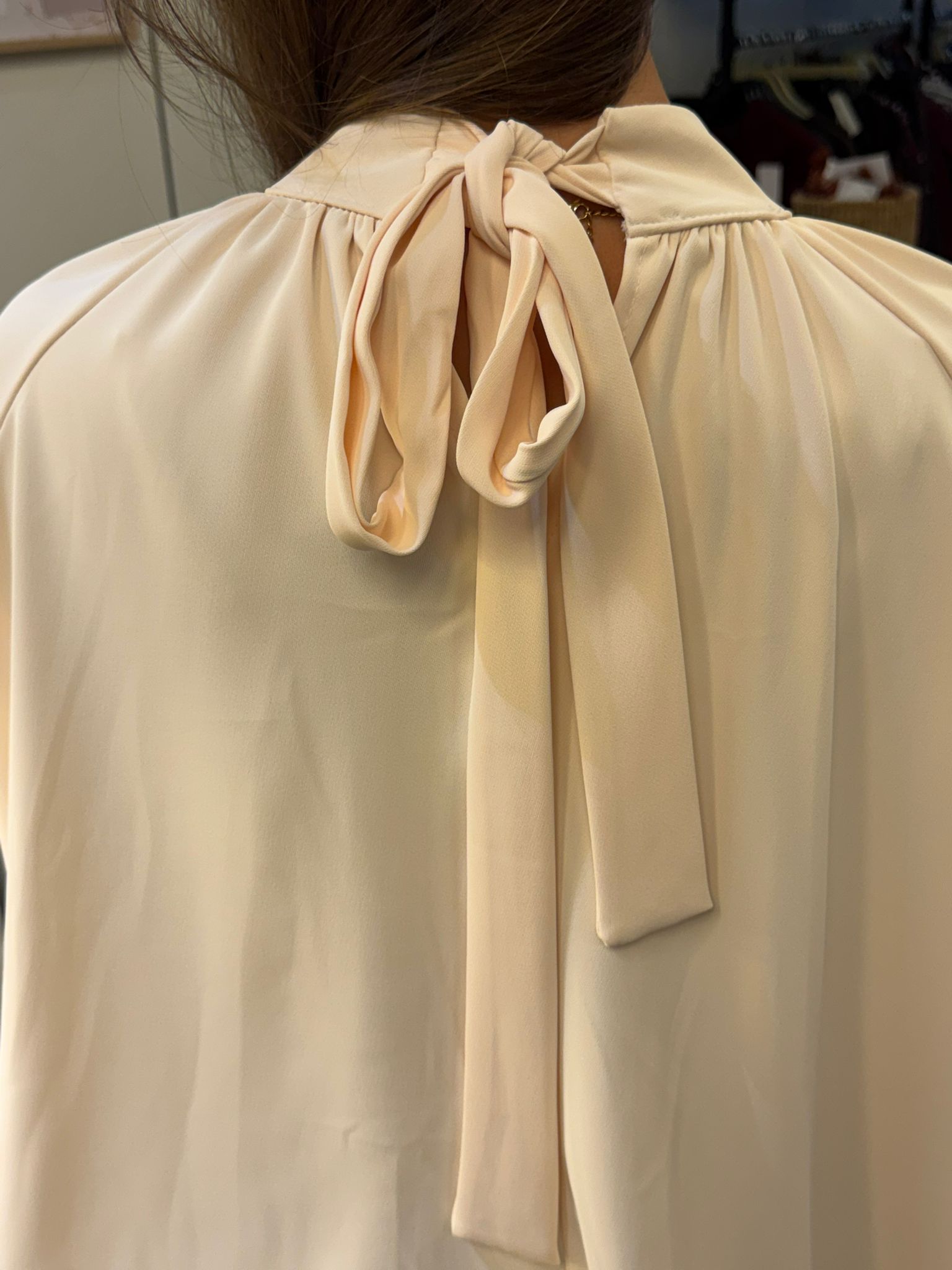 Blouse met strik Sofie&Me