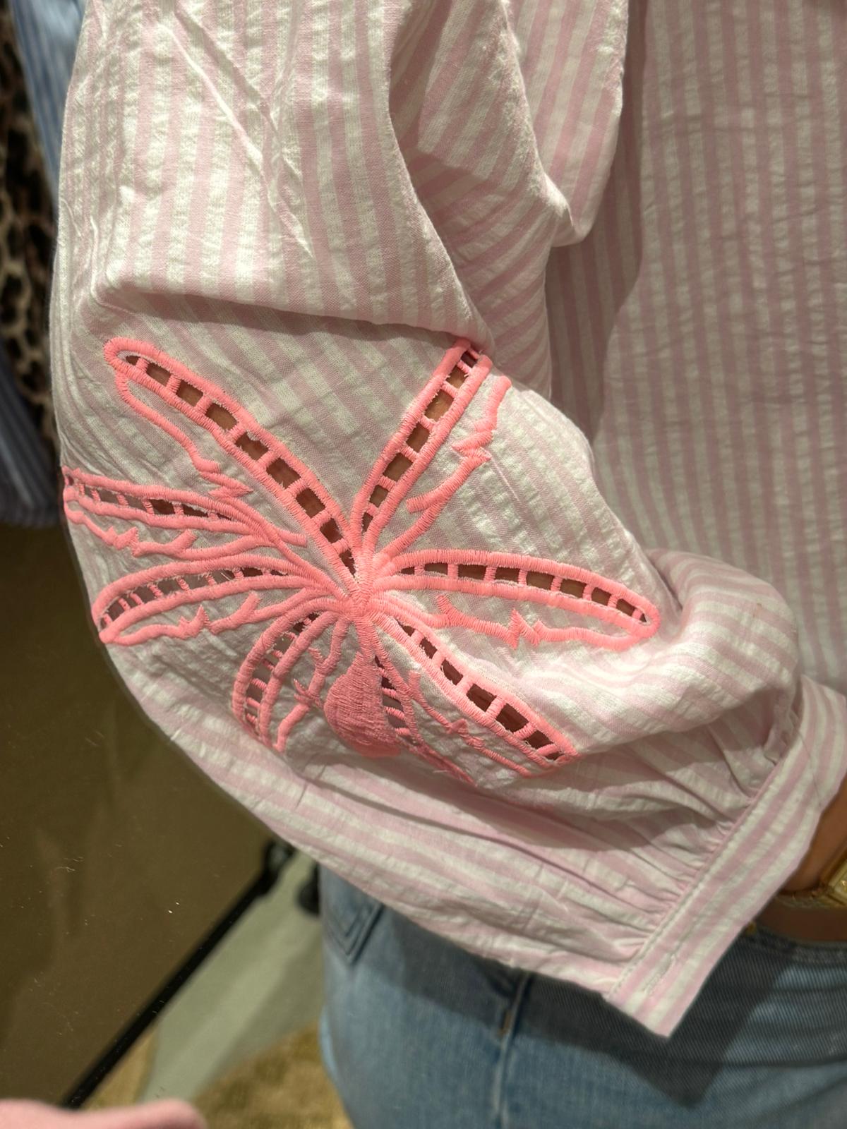 Blouse met Palmboom