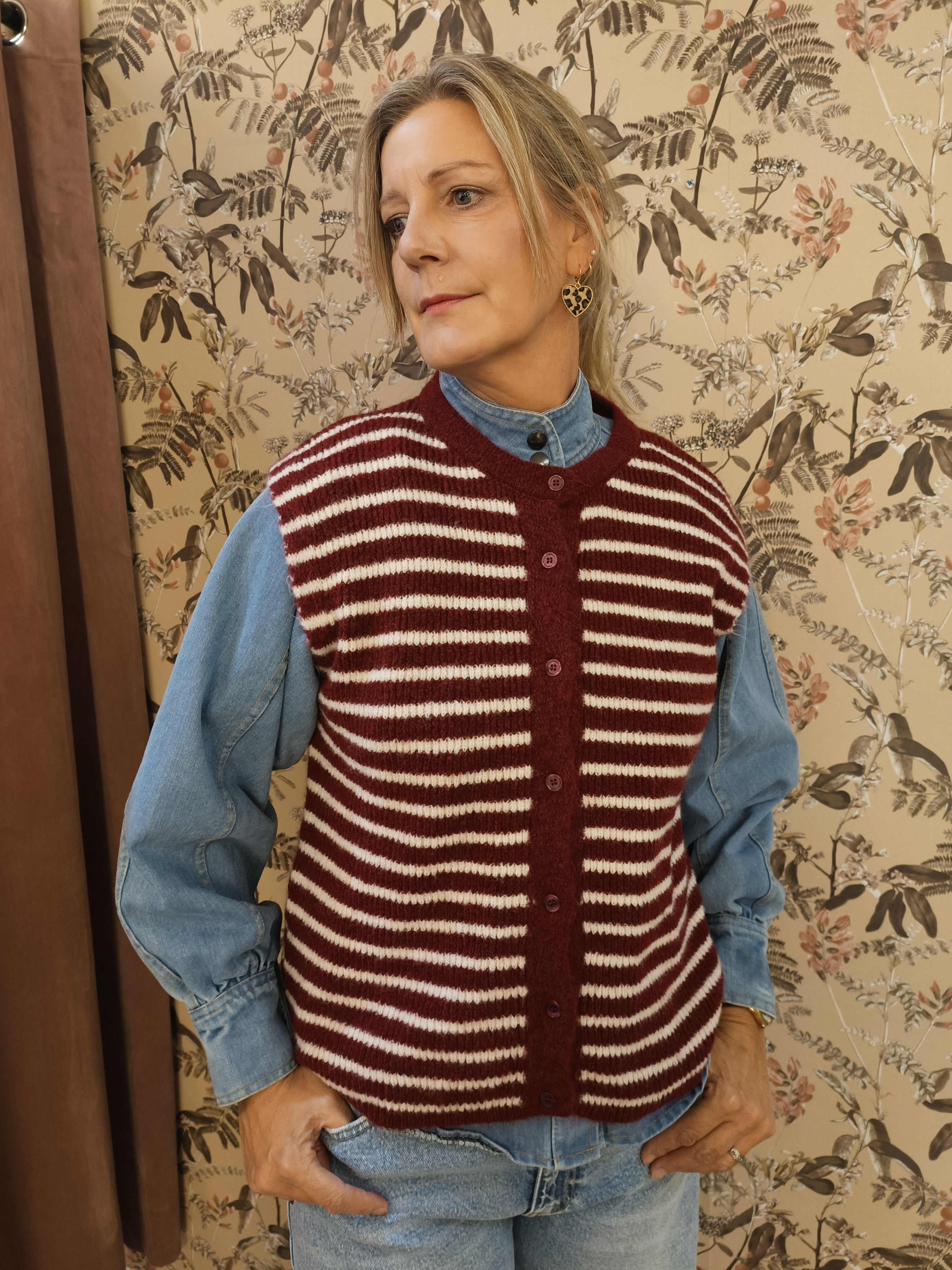Gilet streep