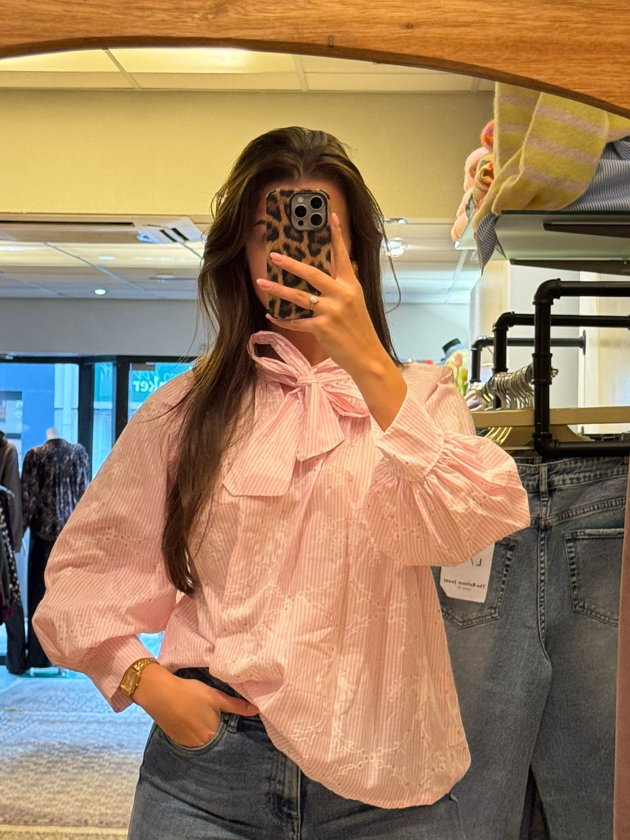 Blouse met Strik