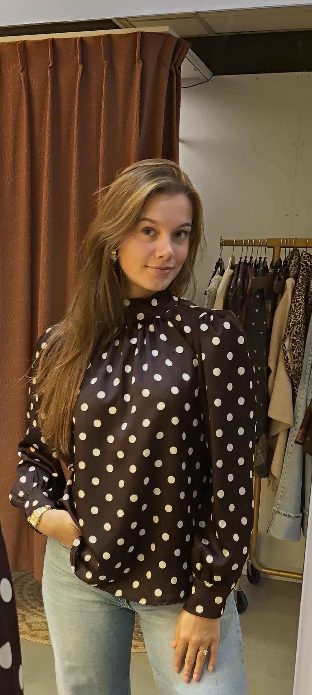 Blouse stippen