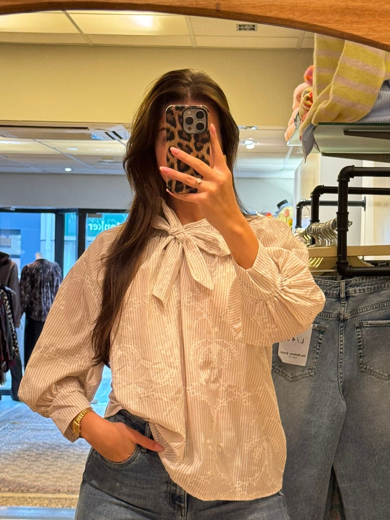 Blouse met Strik