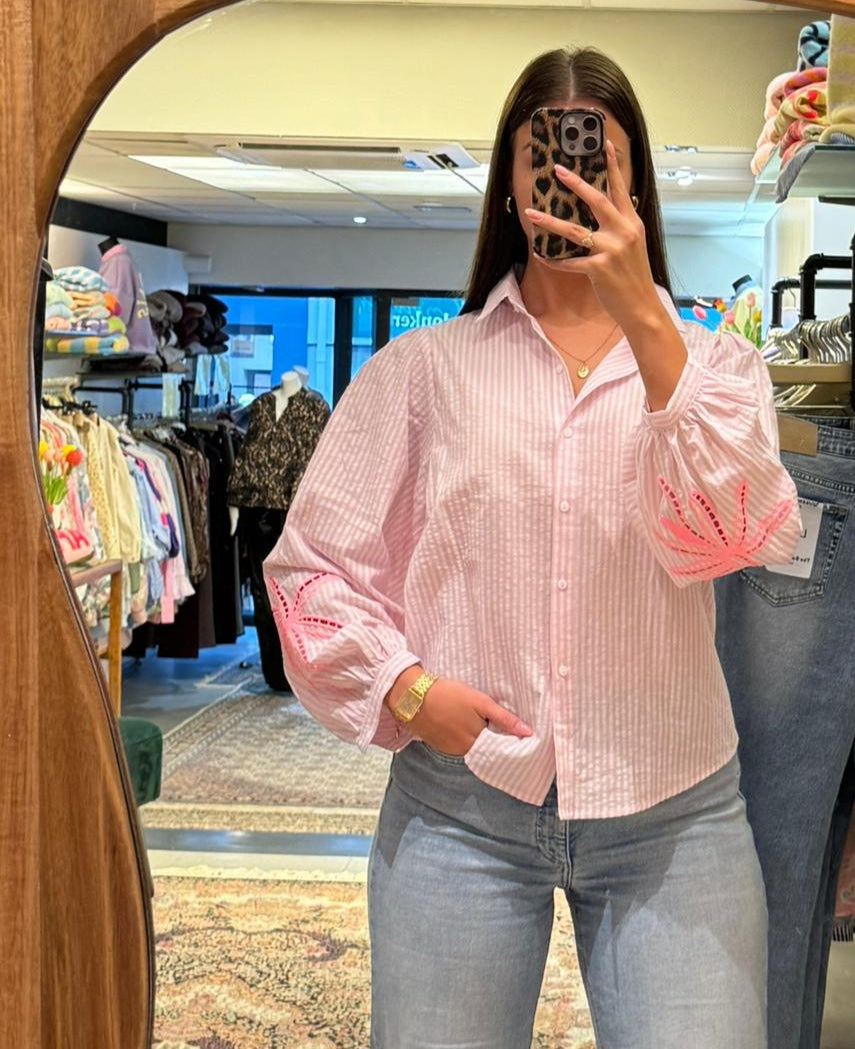 Blouse met Palmboom