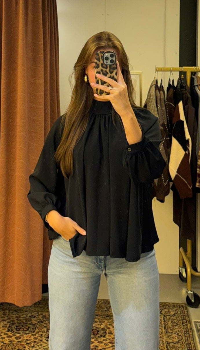 Blouse met strik Sofie&Me