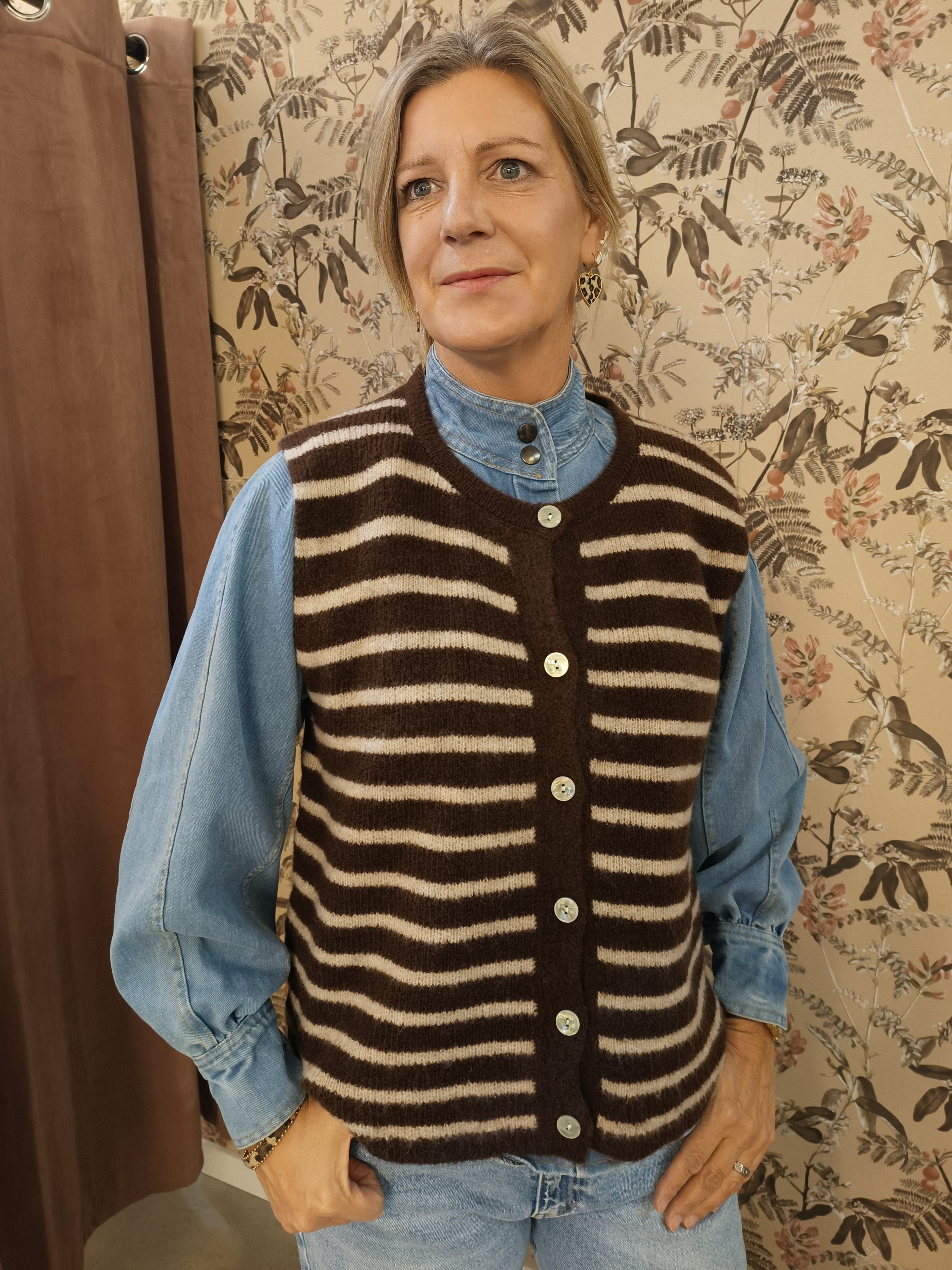 Gilet streep