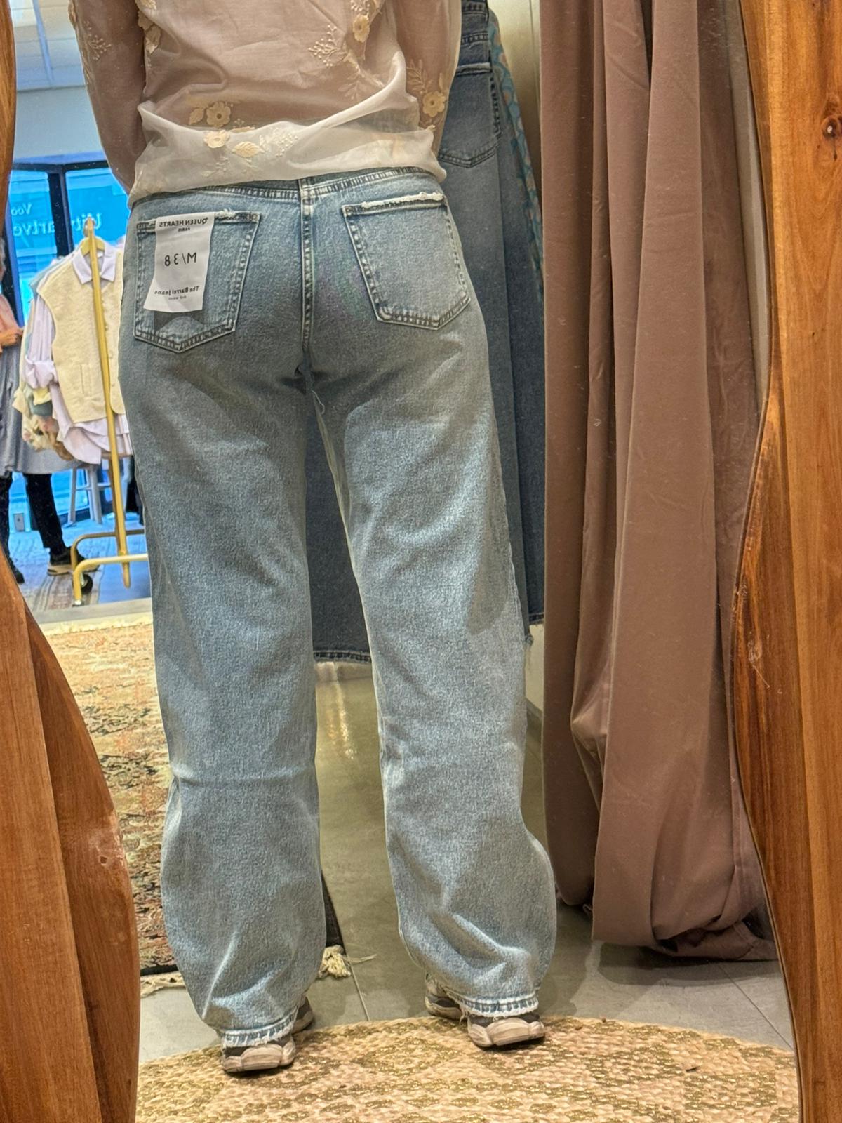 Jeans barrel lang           Queen Heart